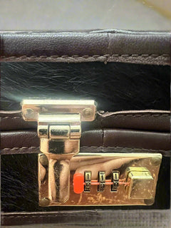 Lockable Hair on Hide Jewelry Case - Cowhide and Conchos