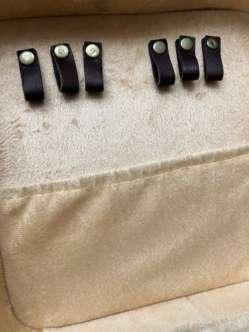 Lockable Hair on Hide Jewelry Case - Cowhide and Conchos