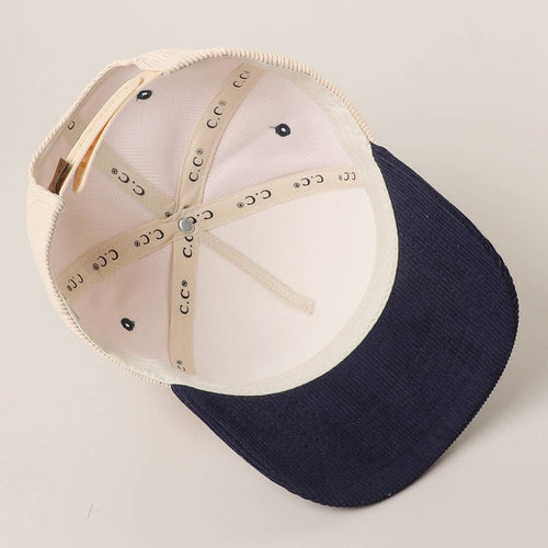 Makin' Cowboys Cry Corduroy Trucker Hat - Cowhide and Conchos