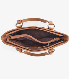 Montana West Aztec Concealed Carry Tote - Cowhide and Conchos