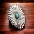 Nashville Concho Ring - Cowhide and Conchos