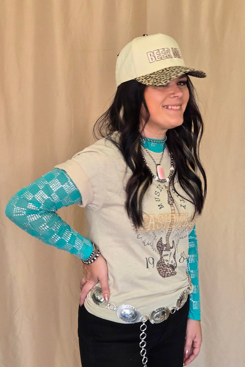 Nashville T-shirt - Cowhide and Conchos