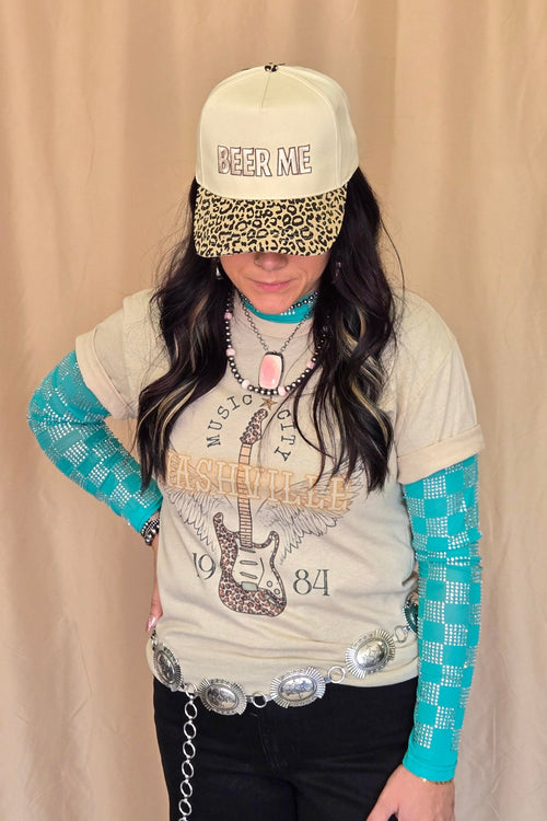 Nashville T-shirt - Cowhide and Conchos