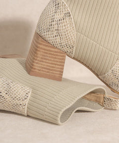 OASIS SOCIETY Geraldine - Sock Bootie - Cowhide and Conchos
