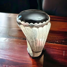 Old Pawn Onyx Ring - Cowhide and Conchos