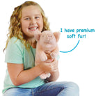 Perla The Pig | 11 Inch Stuffed Animal Plush - Cowhide and Conchos