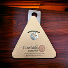 Petite Sterling Horse Charm/Pendant - Cowhide and Conchos