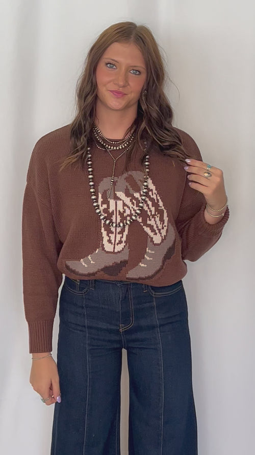 Boot Scootin' Sweater