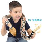 Rambo The Rattlesnake 4.5 FT - Cowhide and Conchos