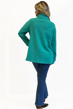 Red Cliffs Pullover - Cowhide and Conchos
