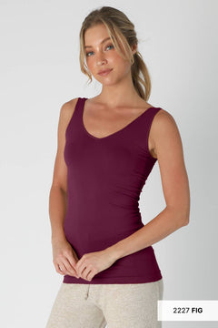 Reversible Seamless Tank Top - Cowhide and Conchos