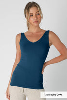 Reversible Seamless Tank Top - Cowhide and Conchos