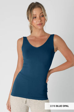 Reversible Seamless Tank Top - Cowhide and Conchos