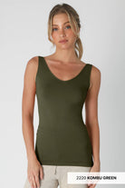 Reversible Seamless Tank Top - Cowhide and Conchos