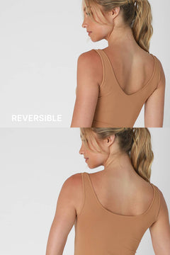 Reversible Seamless Tank Top - Cowhide and Conchos