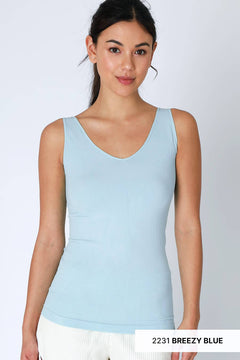 Reversible Seamless Tank Top - Cowhide and Conchos