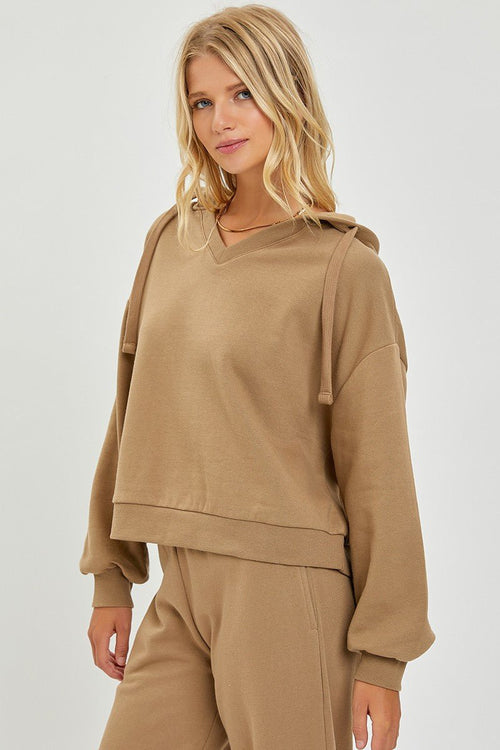 Risen Oversized Hoodie Sweatshirt - Cowhide and Conchos