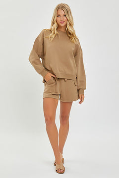 Risen Step Hem Sweatshirt - Cowhide and Conchos