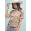 Rodeo T Shirt - Cowhide and Conchos