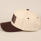 RODEO Two - Tone Embroidered Trucker Hat - Cowhide and Conchos