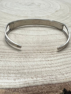 Roger Morgan Inlay Turquoise & Sterling Silver Bracelet - Cowhide and Conchos