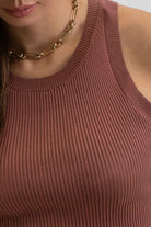 Round Neck Sweater Knit Top - Cowhide and Conchos