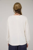 Round Up Raw Edge Marled Knit Top - Brown or Oatmeal - Cowhide and Conchos