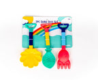 Sand Tool Set - 3 piece - Cowhide and Conchos