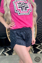 Sheridan Shorts - Cowhide and Conchos