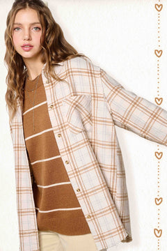 Soft Plaid Button Down Shirt - Small and Medium remaining - Cowhide and Conchos