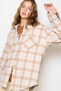 Soft Plaid Button Down Shirt - Small and Medium remaining - Cowhide and Conchos