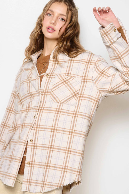 Soft Plaid Button Down Shirt - Small and Medium remaining - Cowhide and Conchos
