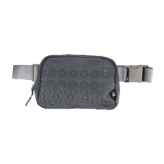 Southwest Patterned C.C Belt Bag - Cowhide and Conchos