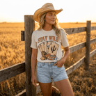 Stay Wild T-Shirt - Cowhide and Conchos