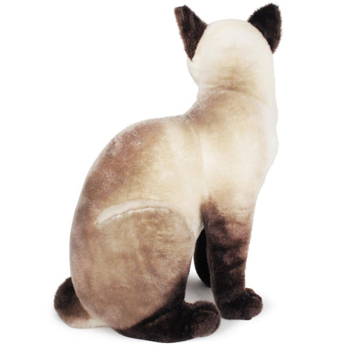 Stefan The Siamese Cat | 13 Inch Stuffed Animal Plush - Cowhide and Conchos