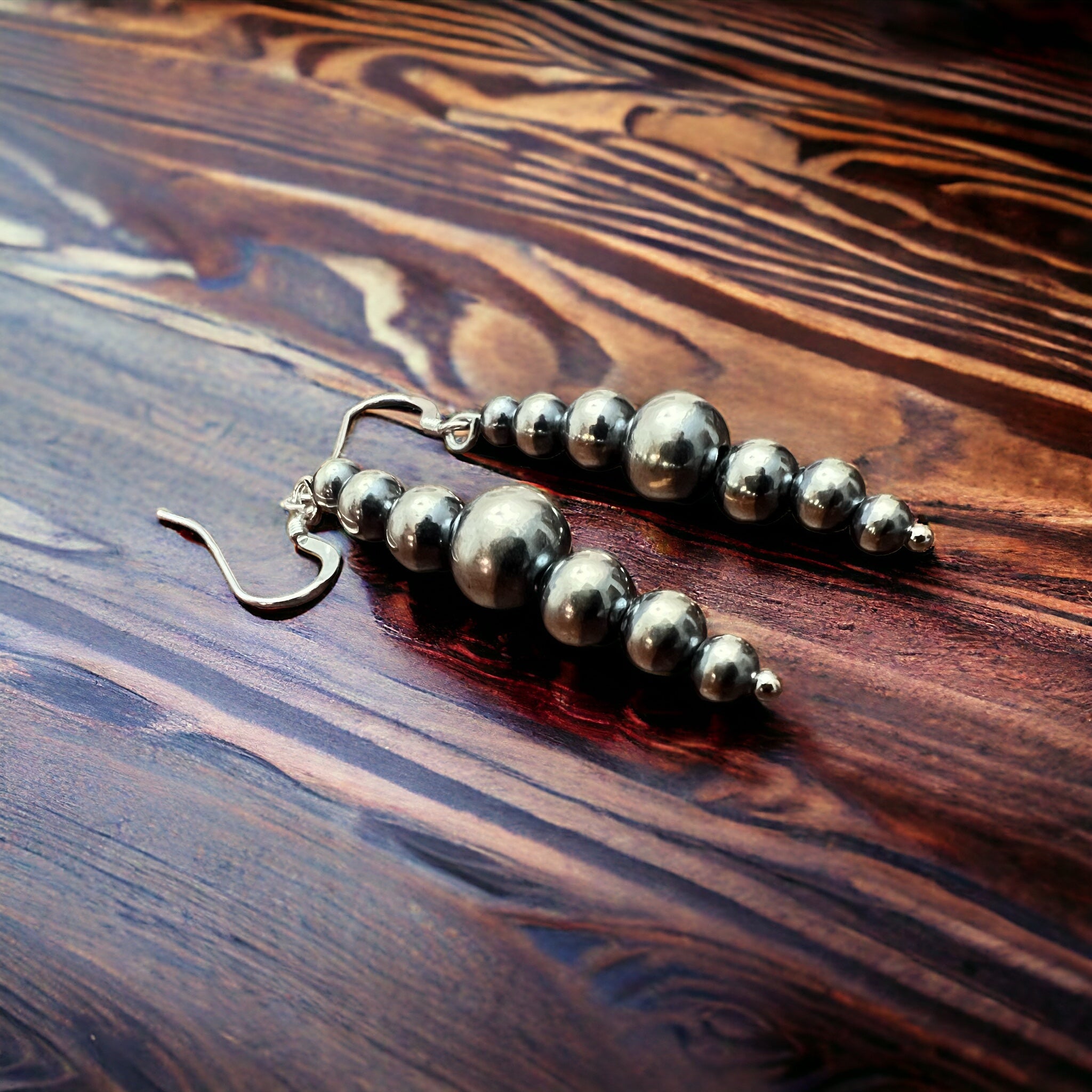 Sterling Pearl Earrings - Sooo POPULAR! - Cowhide and Conchos