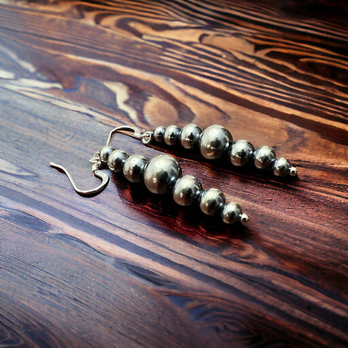 Sterling Pearl Earrings - Sooo POPULAR! - Cowhide and Conchos