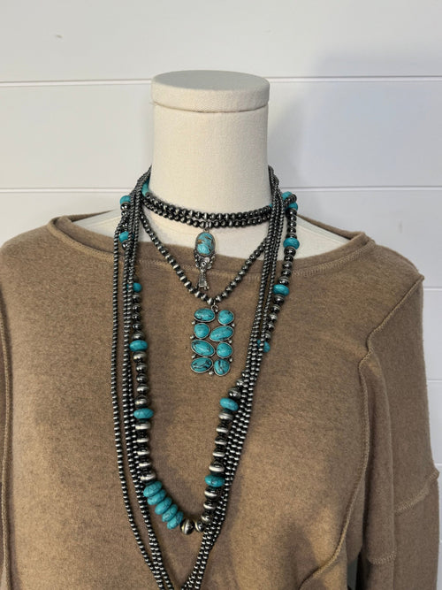 Teton Top Stitch Top - Olive and Camel colors! - Cowhide and Conchos