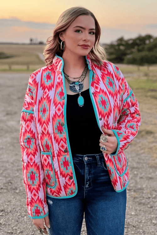 The Brynella Jacket - Cowhide and Conchos