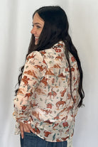 The Old West Blouse - Cowhide and Conchos