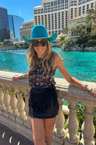The Round Up Skort by 2 Fly - Large available - Cowhide and Conchos