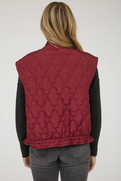Tie Down Quilted Puffer Vest - 5 Colors! - Cowhide and Conchos