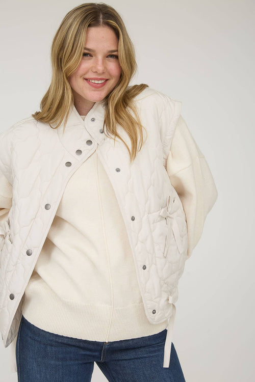 Tie Down Quilted Puffer Vest - 5 Colors! - Cowhide and Conchos