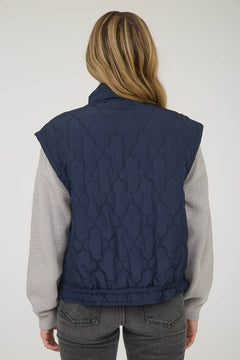 Tie Down Quilted Puffer Vest - 5 Colors! - Cowhide and Conchos