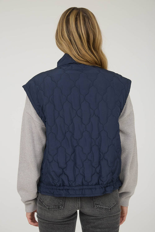 Tie Down Quilted Puffer Vest - 5 Colors! - Cowhide and Conchos