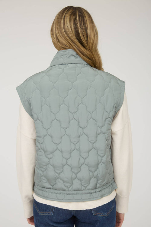 Tie Down Quilted Puffer Vest - 5 Colors! - Cowhide and Conchos