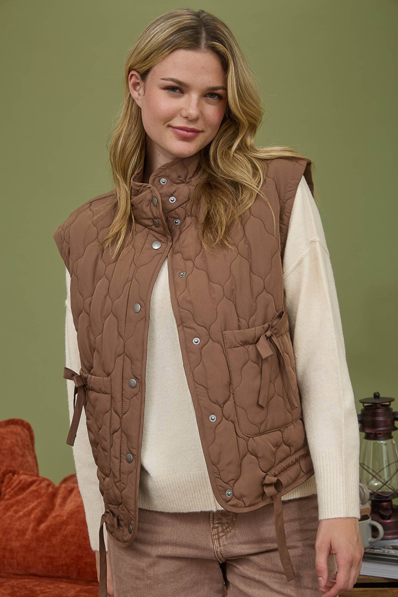 Tie Down Quilted Puffer Vest - 5 Colors! - Cowhide and Conchos