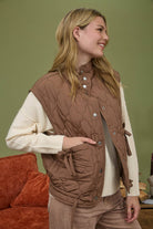 Tie Down Quilted Puffer Vest - 5 Colors! - Cowhide and Conchos