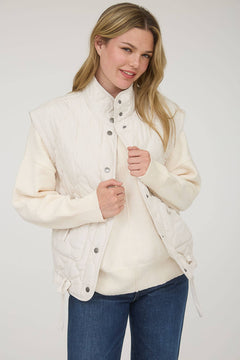 Tie Down Quilted Puffer Vest - 5 Colors! - Cowhide and Conchos