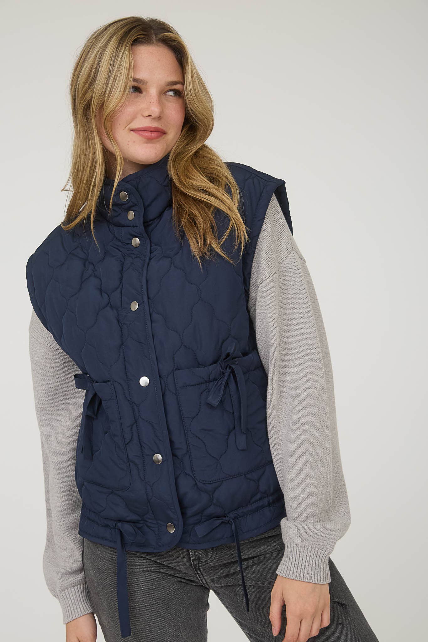 Tie Down Quilted Puffer Vest - 5 Colors! - Cowhide and Conchos
